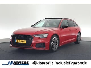 Audi A6 Avant 55 TFSI e 368pk quattro 2x S-Line Black Edition Trekhaak 360Camera Matrix Led B&O Stoelverwarming Navigatie