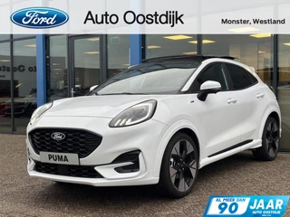 Ford Puma 1.0 EcoBoost Hybrid ST-Line X 155PK Automaat Afn. Trekhaak Panodak Winterpack Adaptieve Cruise 19" Velgen Camera B&O Keyless Matrix-LED Climate Privacy Glass *Full-Options*