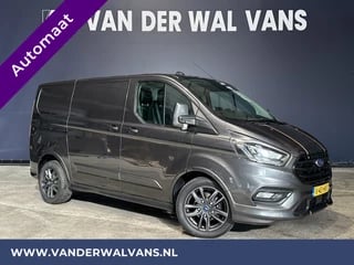 Ford Transit Custom 2.0 TDCI 185pk Automaat L1H1 Sport Euro6 Airco | Camera | Navigatie | LM Velgen Apple Carplay, Android Auto, Trekhaak, LED, Adaptieve Cruisecontrol, Parkeersensoren, Stoelverwarming, Verwarmde voorruit, Bijrijdersbank