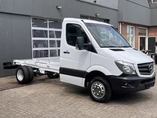 Mercedes-Benz Sprinter 516 2.2 BlueTEC Chassis cabine Airco Cruise 3500kg Duits kenteken 3500kg trekgewicht 1e eigenaar Euro 6 P-up open laadbak Bakwagen pick-up 