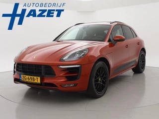 Hoofdafbeelding Porsche Macan Porsche Macan 3.0 GTS 361 PK TURBO *BTW* + PANORAMA / LUCHTVERING / APPLE CARPLAY