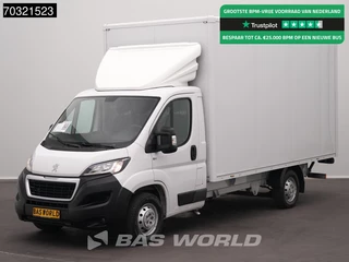 Peugeot Boxer 140PK D'Hollandia Laadklep Zijdeur Bakwagen Airco Cruise Euro6 Meubelbak Koffer Airco Cruise control