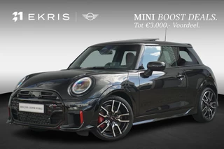 MINI 3-deurs JCW | Pakket XL | Panoramadak | Harman Kardon | Driving Assistant Plus | Stoel & Stuurverwarming | 360 Graden Camera | Memorystoelen