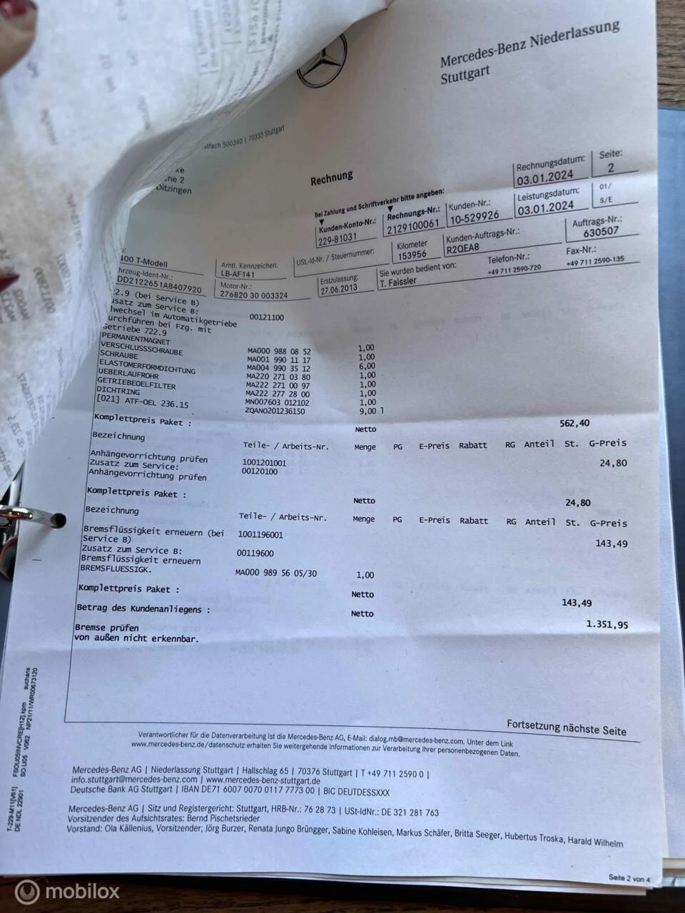 Hoofdafbeelding Mercedes-Benz E-Klasse