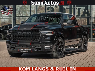 Dodge Ram Pick-Up HULK Pack | Limited Night H.O 540HP 706Nm | Massage + Full Option | De Meest Luxe en Volle in zijn Klasse | Hulk Pack is meer prijs | Comfortabele Dubbele Cabine met Royale 5 Zitplaatsen | BPM vrij | Nu Leverbaar uit Voorraad | Voorraad Nr 2353 - 5412