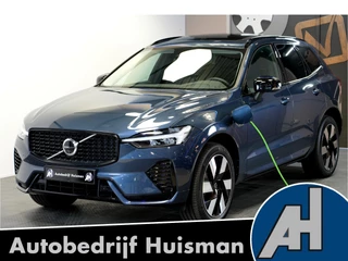 Volvo XC60 2.0 T6 AWD 293kW/399pk Aut8 Plug-in hybrid Plus Dark HARMAN/KARDON + PANORAMADAK + EL.TREKHAAK + 360 CAMERA + BLIS + LANE ASSIST + STOEL-&STUURVERWARMING + ADAPT.CRUISE + PILOT ASSIST + MATRIX LED + KEYLESS + PARKSENSOREN V&A + 20" LM-VELGEN!!