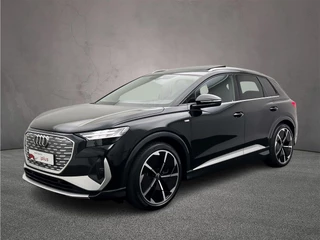 Hoofdafbeelding Audi Q4 e-tron Audi Q4 e-tron 50 quattro Launch edition S Competition 77 kWh |   Panoramadak | Head-Up | Sport-Plusstoelen| Ambient-lightning | Stoelverwarming | Elekt.stoelen+Memory | Sonos |