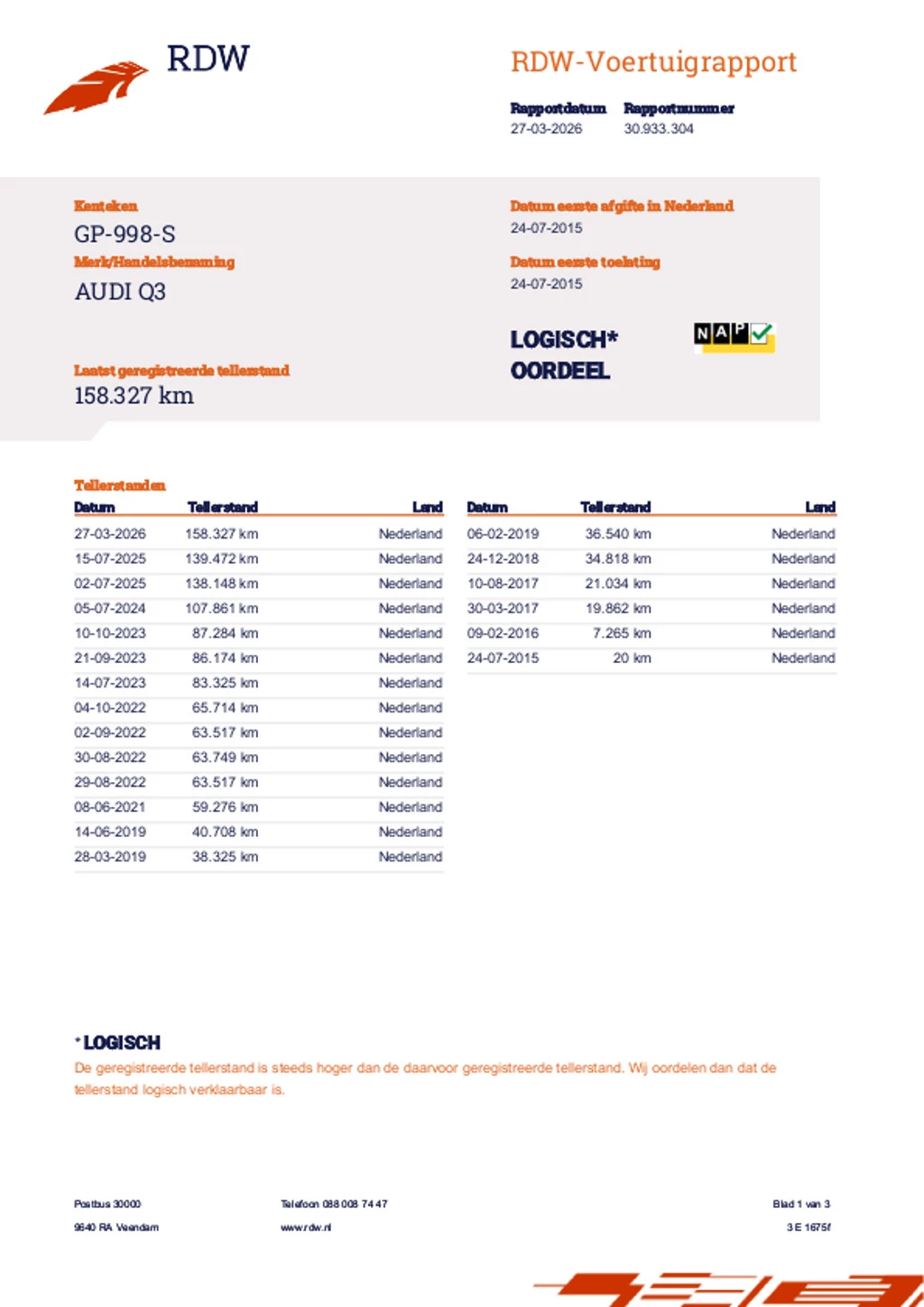 Hoofdafbeelding Audi Q3