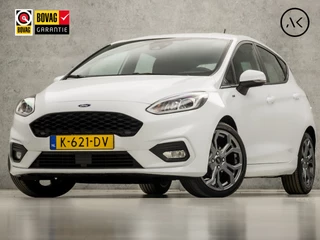 Ford Fiesta 1.0 EcoBoost ST-Line (APPLE CARPLAY, GROOT NAVI, STUUR/STOELVERWARMING, LED KOPLAMPEN, SPORTSTOELEN, KEYLESS, PARKEERSENSOREN, NIEUWSTAAT)
