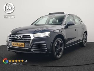 Audi Q5 50 TFSI e quattro S Line Plug In Hybrid 299pk Dealer O.H. PHEV | Panodak | 20"L.M Rotor | Apple Carplay | Sportstoelen Verwarmd | Cruise Control | Keyless | Navigatie | Virtual | 20"L.M |