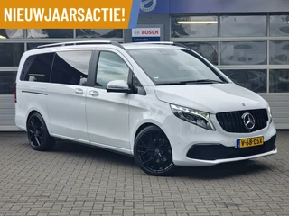 Mercedes V-klasse 220d Lang DC|leer|20-inch|dubbele schuifdeur|LED|trekhaak|