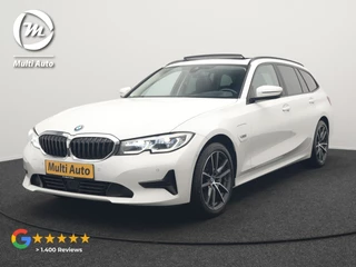 BMW 3 Serie Touring 330e xDrive Sportline Plug In Hybrid 292pk Dealer O.H PHEV | Laser LED | Panodak | Adaptive Cruise | Camera | Lederen Sportstoelen Verwarmd | Apple Carplay | Keyless | Virtual | Navigatie | DAB | 18"L.M |