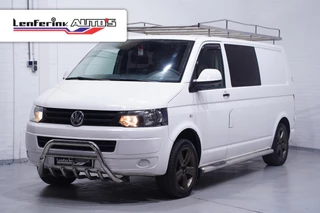 Volkswagen Transporter 2.0 TDI 140 pk Dubbel Cabine 6-Zits Airco, Camera Imperiaal, Trekhaak, 17" LMV, Cruise control