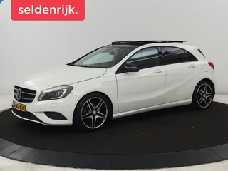 Mercedes-Benz A-klasse 180 Urban Night | Panoramadak | Stoelverwarming |  Camera | Bi-Xenon | Sportstoelen | Half leder | Navigatie | Bluetooth | Dodehoek detectie | Half leder | Cruise control | Airco