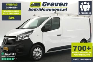 Opel Vivaro 1.6 CDTI L1H1 Airco Cruise Parkeersensoren 3 Persoons Imperiaal LED Elektrpakket Trekhaak