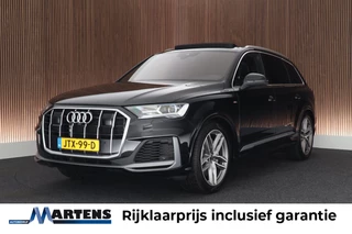 Audi Q7 55 TFSIe 381pk quattro Pro Line S Leder Memory Sluithulp B&O Panoramadak Camera Stoel + Stuurverwarming Luchtvering Navigatie 2x S-Line