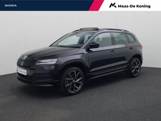 Hoofdafbeelding Škoda Karoq Skoda Karoq 1.5TSI/150PK ACT Sportline DSG · Panoramadak · Trekhaak · Camera + Parkeersensoren · Garantie tot februari 2026 of 90000km