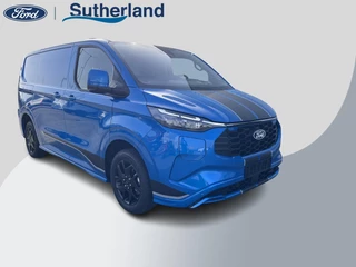 Ford Transit Custom 320 2.5 PHEV L1H1 Sport 233pk | Zuid | Adaptieve cruise | BLIS | prijs incl. BPM en excl. BTW Dubbele Schuifdeuren elektrisch bedienbaar | Stoelverwarming | All Weather Banden | 360 Camera | Verlengde Fabrieksgarantie tot 10-2029