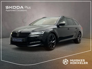 Skoda Superb Combi Sportline Business 1.5 TSI 150pk DSG Automaat Trekhaak, 360 camera, Panoramadak, Adaptive cruise control, Navigatie, LED matrix koplampen