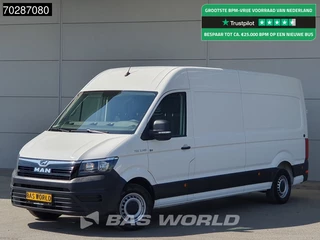 MAN TGE 3.140 L4H3 Trekhaak Airco Cruise Camera Parkeersensoren Euro6 L3H2 15m3 Airco Trekhaak Cruise control