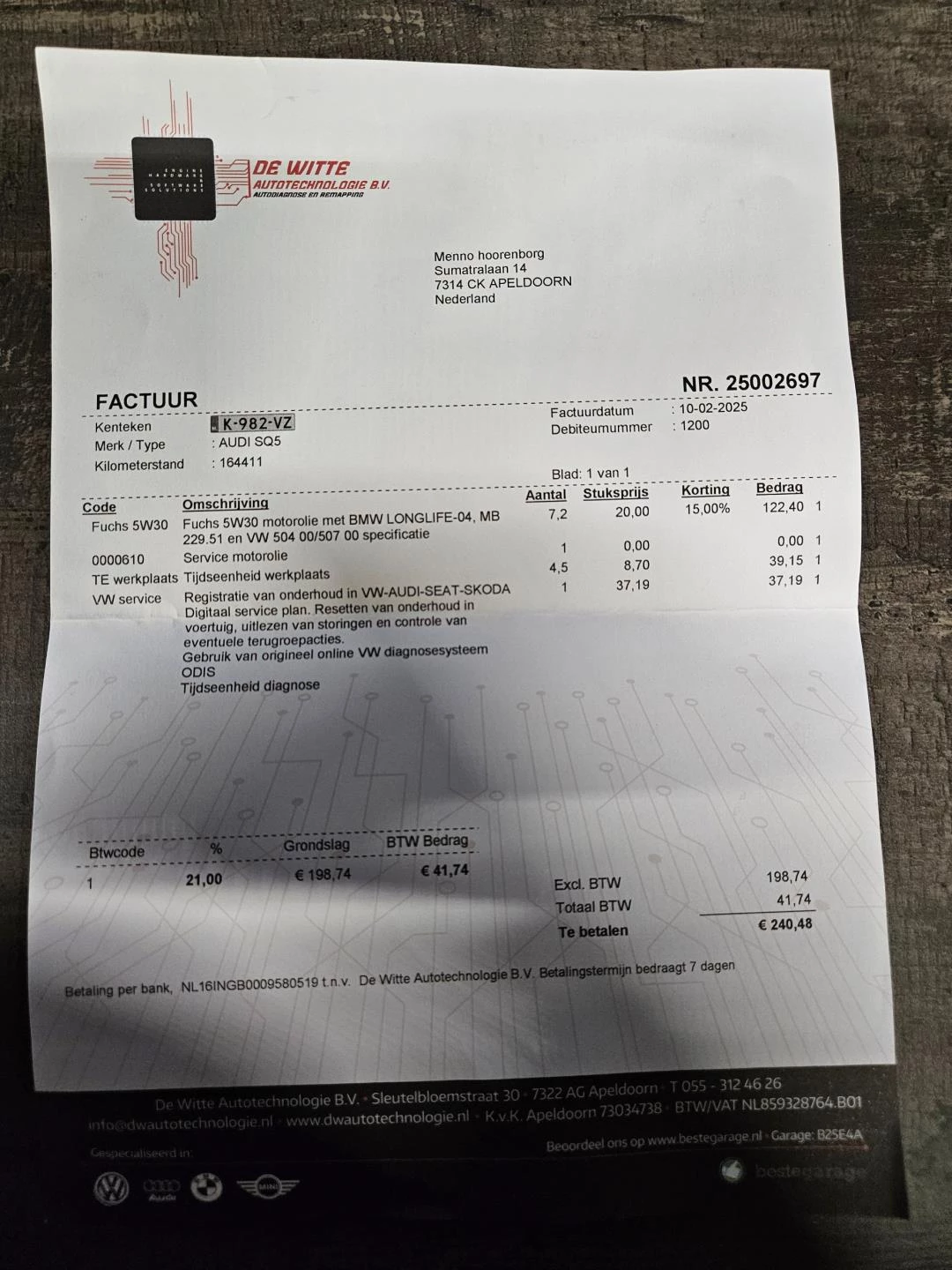Hoofdafbeelding Audi SQ5