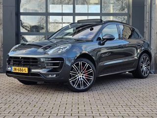 Porsche Macan 3.6 Turbo | Sport-chrono | Pano | PDLS+ | Trekhaak | Luchtvering | Leder | Stoelverwarming voor & achter | Stoelventilatie | Vol |