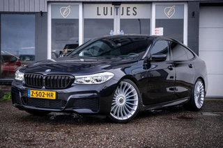 BMW 6-serie Gran Turismo 630i M-sport I 21''Alpina I Stoelmemo I 360° I HuD I Sfeerverl. I Dealer-onderhouden