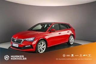 Škoda Scala Sport Business 1.0 TSI 110pk DSG Automaat Panoramadak, Adaptive cruise control, Achteruitrijcamera, Navigatie, LED verlichting, Airco, DAB, Stoelverwarming, Parkeersensoren