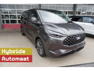 Hoofdafbeelding Ford Transit Custom Ford Transit Custom 340L 2.5 PHEV 233PK L2H1 Titanium X 8 Persoons PHEV Automaat nr.V099 | Hybride | Airco | Adap. Cruise | Navi | Pano | 360 Camera | Elek.Schuifdeur L+R | Incl BPM