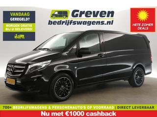 Mercedes-Benz Vito 119 CDI Lang 191PK Automaat Airco Camera Carplay Cruise Trekhaak Navi 18''LMV 3 Persoons PDC