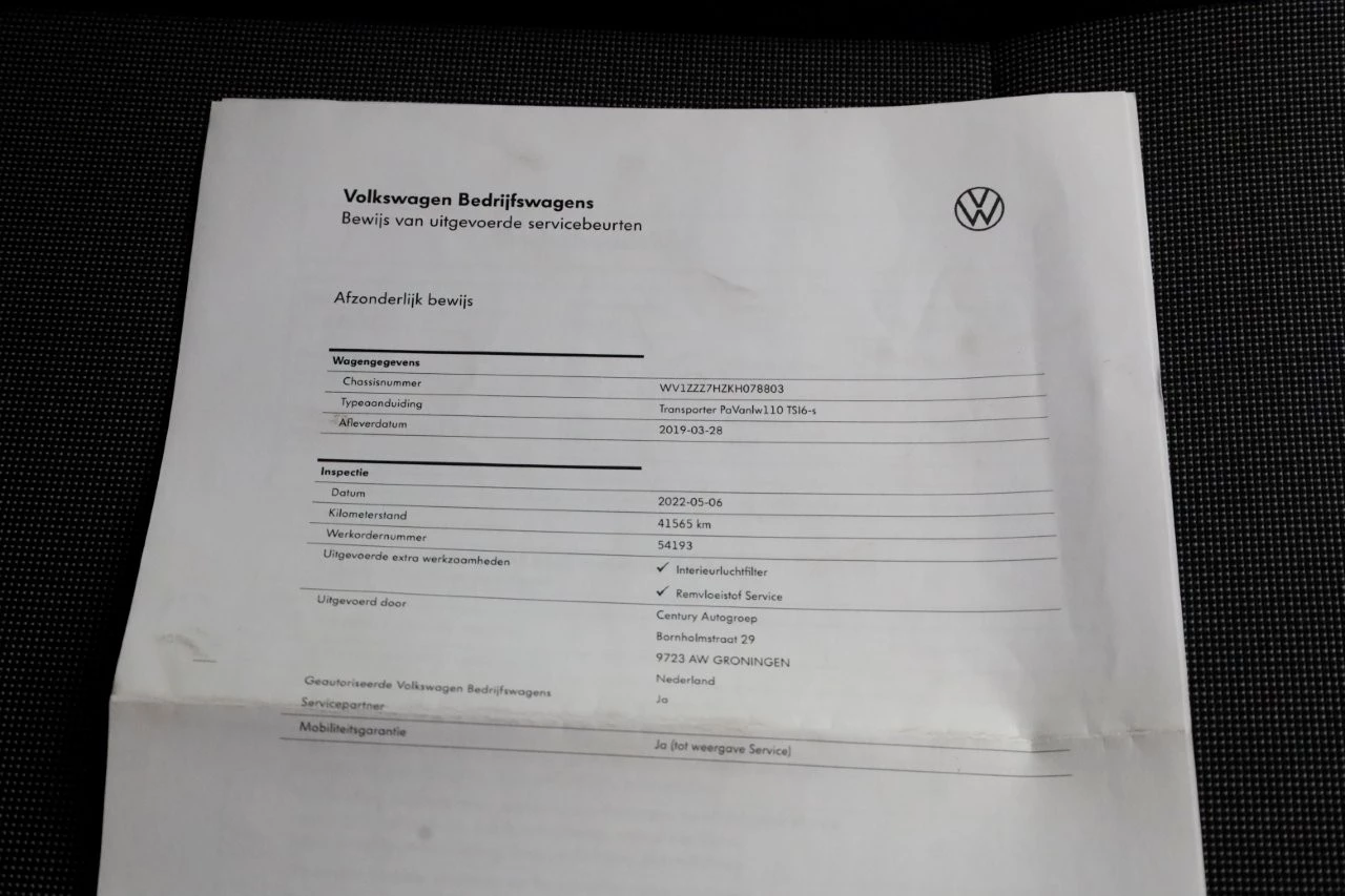 Hoofdafbeelding Volkswagen Transporter