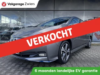 Nissan LEAF e+ N-Connecta 62 kWh SOH 90%  PDC 360Graden Camera Stoelverwarming, Stuurwielverwarming