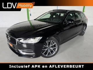 Hoofdafbeelding Volvo V90 Volvo V90 2.0 T8 AWD PLUG-IN HYBRIDE / MOMENTUM / Panoramadak / Lederen bekleding / AppleCarplay / Boekjes aanwezig.
