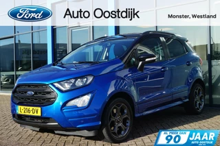 Hoofdafbeelding Ford EcoSport Ford EcoSport 1.0 EcoBoost ST-Line 125PK Automaat Trekhaak Panodak Winterpack Camera Cruise Navi Climate Keyless Privacy Glass Parkeersensoren *Full Options*