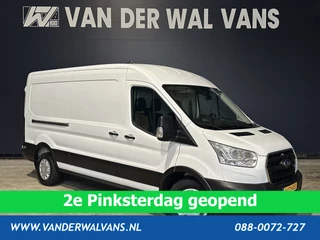 Ford Transit 2.0 TDCI 131pk L3H2 Euro6 # Airco | Navigatie | Camera | Cruisecontrol | Apple Carplay | Stoelverwarming Android Auto, verwarmde voorruit, Parkeersensoren, Bijrijdersbank