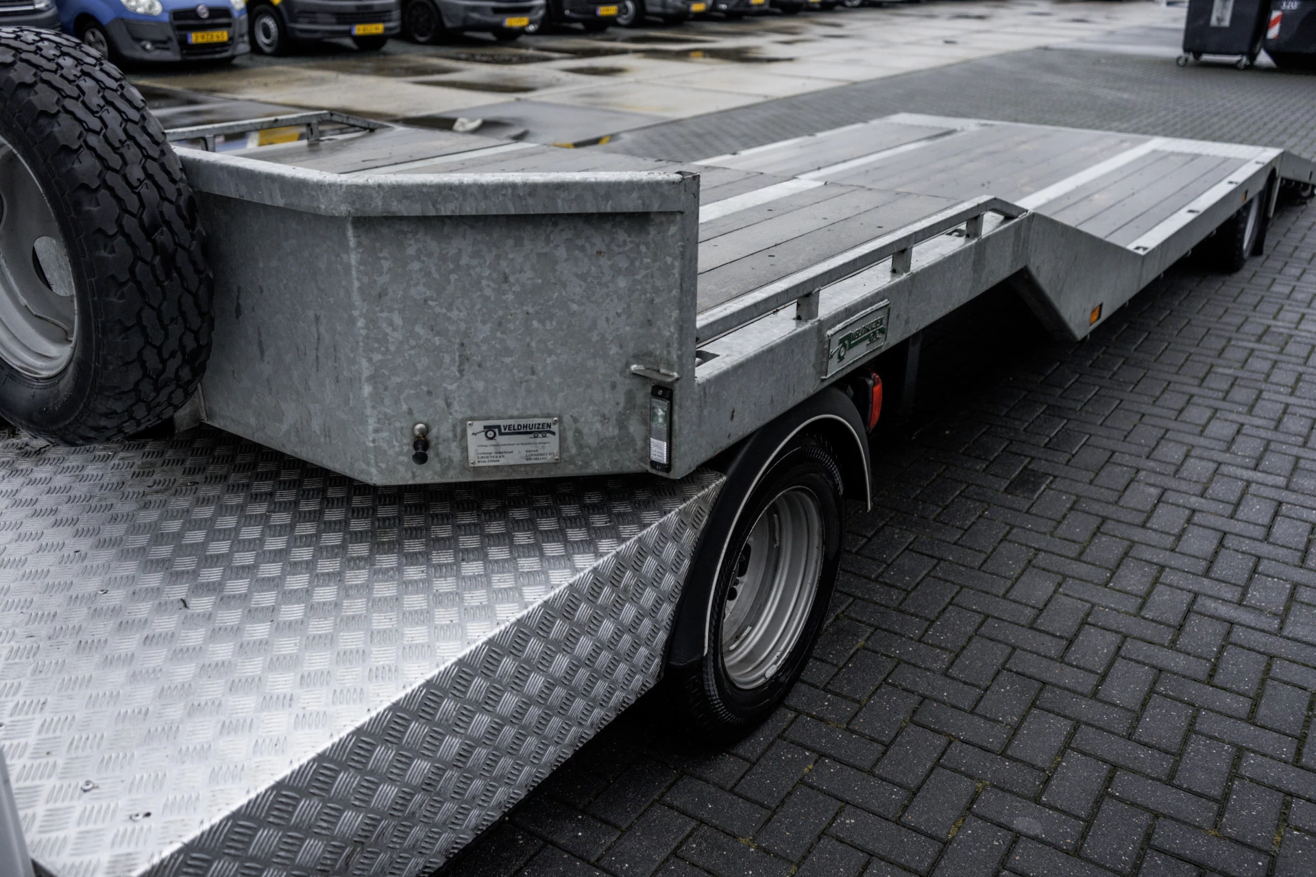 Hoofdafbeelding Veldhuizen P45-1 | Be Oplegger 5T | Semi knik dieplader | LV: 3230KG