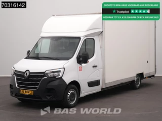 Renault Master 145PK Lowliner Bakwagen LED Navi Airco Cruise Camera Euro6 Meubelbak Koffer Verkoopwagen Pakketwagen Airco Cruise control
