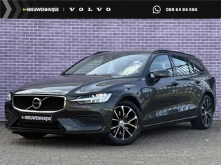Volvo V60 2.0 B3 Momentum | Stoel/stuur verwarming | Adaptieve cruise | Parkeersensoren V+A | Parkeercamera | Apple carplay/android auto | BLIS | Lederen bekleding | Metallic lak |