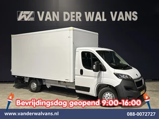Peugeot Boxer 2.2 BlueHDi 141pk Bakwagen 436cm Lang Laadklep Euro6 Airco | Cruisecontrol | 1055kg laadvermogen Bijrijdersbank