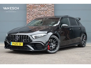 Mercedes-Benz A-Klasse AMG 45 S 4MATIC+ Premium+ Aut8 | Aerodynamicapakket | Distornic Pro | Performance Stoelen | Contourstoelen | Schakelbare Uitlaat | Stuurwieltoetsen | Memory | Burmester |