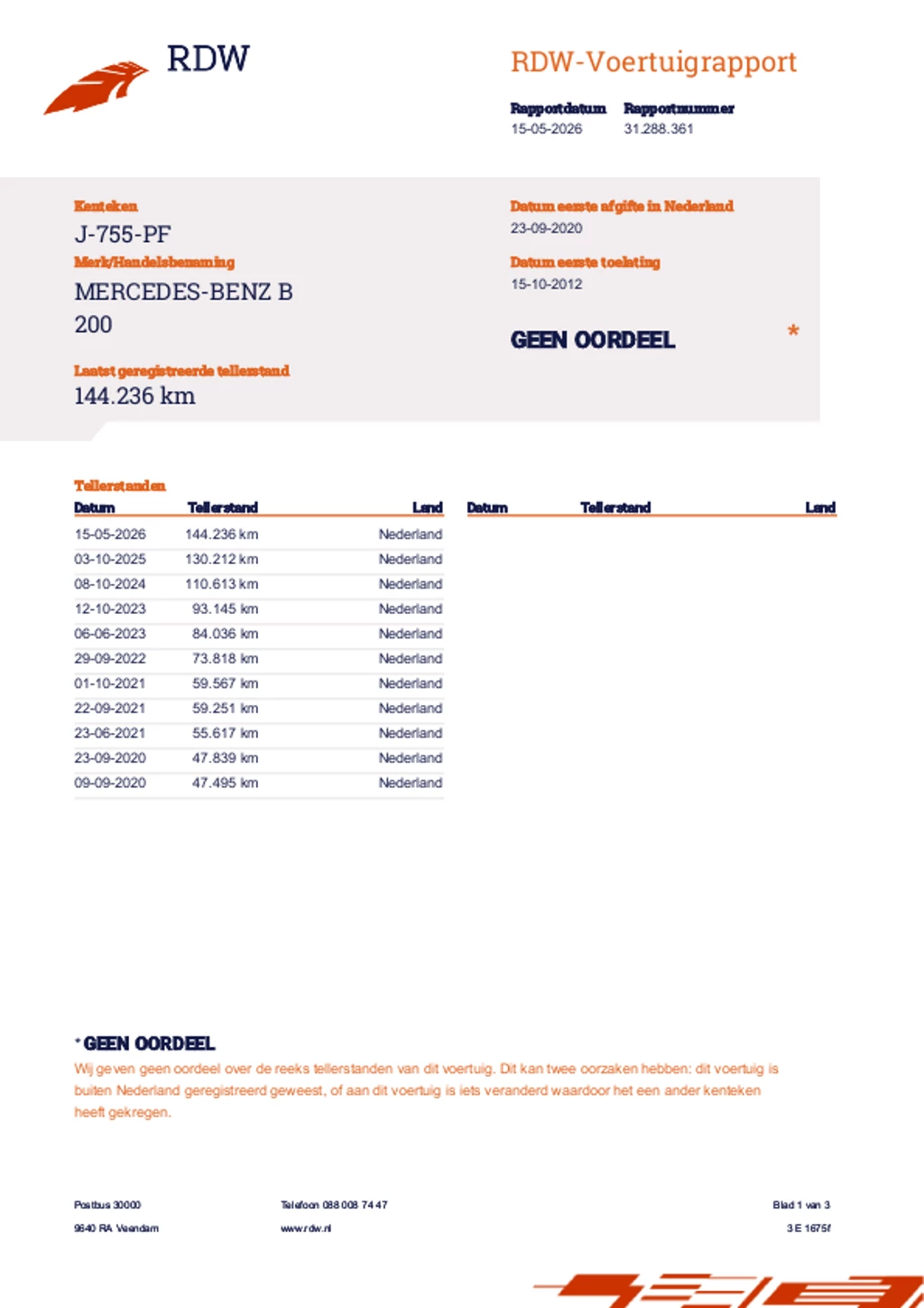 Hoofdafbeelding Mercedes-Benz B-Klasse