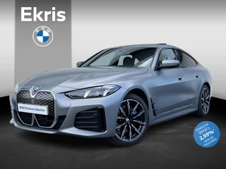 Hoofdafbeelding BMW i4 BMW i4 eDrive35 70 kWh | M-Sportpakket | Schuif-/kanteldak | HiFi Sound | Mat gespoten buitenkantlak!