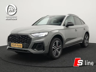 Audi Q5 Sportback 50 TFSI e S Line Plug In Hybrid Dealer O.H PHEV | Trekhaak af Fabriek | Adaptive Cruise | Matrix LED | 20"L.M | Lederen Sportstoelen Verwarmd | Virtual | Keyless |