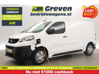 Peugeot e-Expert 75 kWh L2H1 | Elektrisch | EMISSIEVRIJE ZONE | Airco | Camera | Carplay | 3 Persoons | Cruise | Navigatie | PDC