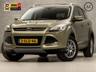 Ford Kuga 1.6 Titanium 150Pk (PANORAMADAK, NAVIGATIE, NAP, CAMERA, CLIMATE, LEDER, TREKHAAK, SPORTSTOELEN, CRUISE, NIEUWE APK, KEYLESS, XENON, NIEUWSTAAT)