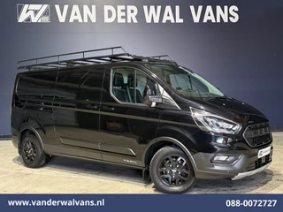 Ford Transit Custom 2.0 TDCI 131pk L2H1 Trail Edition Euro6 Airco | Imperiaal | Camera | Navigatie | 2800kg Trekhaak | LED Apple Carplay, Cruisecontrol, Stoelverwarming, Verwarmde voorruit, Leder, LM velgen, Parkeersensoren, Bijrijdersbank