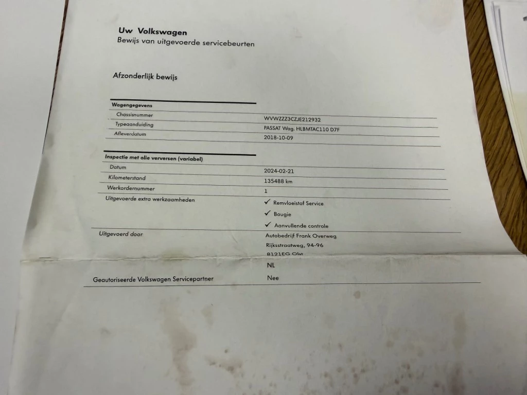 Hoofdafbeelding Volkswagen Passat