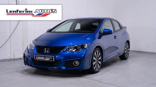 Hoofdafbeelding Honda Civic Honda Civic 1.4 Elegance Business Edition navigatie lmv 17" 4-seizoenen banden camera private-glas cruise-controle  DAB stoelverwarming voor