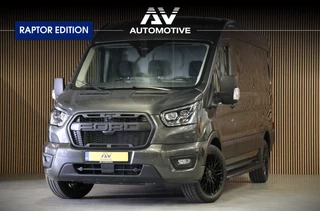 Ford Transit 350 2.0 TDCI L3H2 165PK AUT Limited | Raptor Edition | 360 Camera | ACC | Navigatie | Bi-Xenon | Lane assist | BLIS | CarPlay | Trekhaak | 3-Zitter| Facelift model MY2025