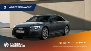 Audi A8 60 TFSI e | Pano | Adv. B&O | Carbon | Head Up | 4-wiel besturing | Ventilatie/Massage | S-Line | Optiek Zwart |